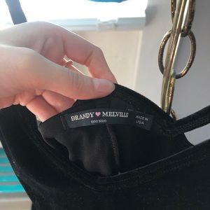 Black Brandy Melville Tank Top